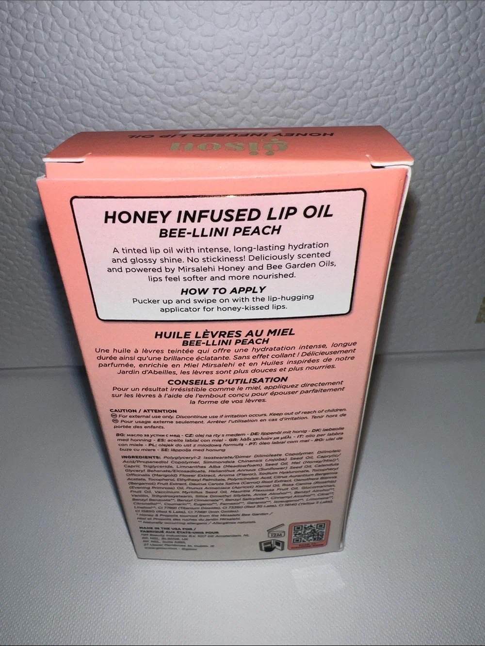 Gisou : Honey Infused Lip Oil — Bee-llini Peach